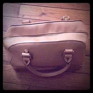 Cream colored purse